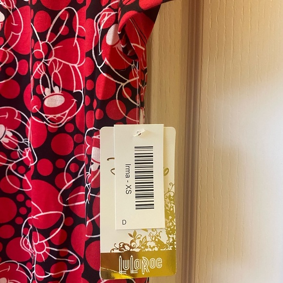 NWT LuLaRoe Minnie Mouse Irma Tunic Top - Picture 2 of 10